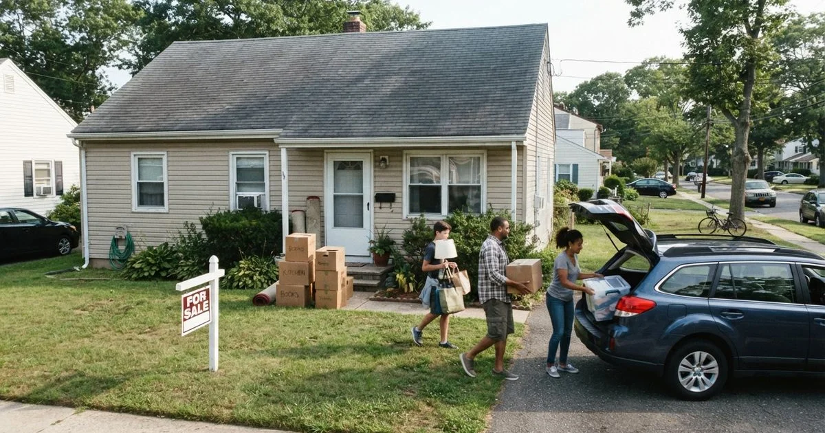 Do you have to move out right away after a foreclosure sale in New York