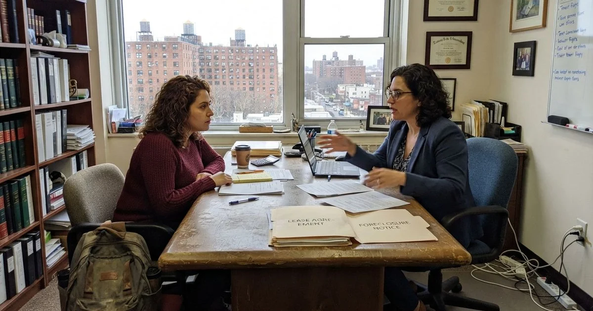 What happens to tenants when a landlord's property goes into foreclosure